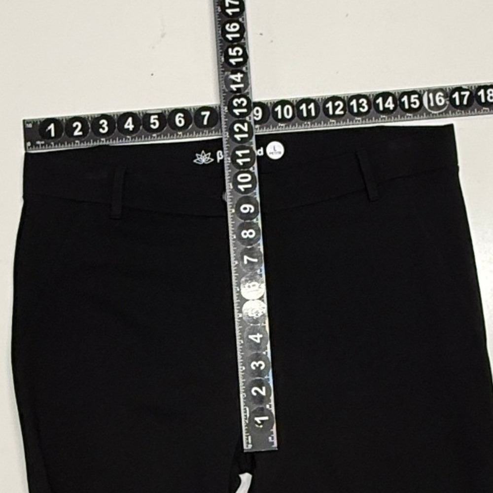 Betabrand‎ Dress Pants Womens Large Petite 33x31 Black Pull On Stretch Flex 5% - Picture 3 of 6